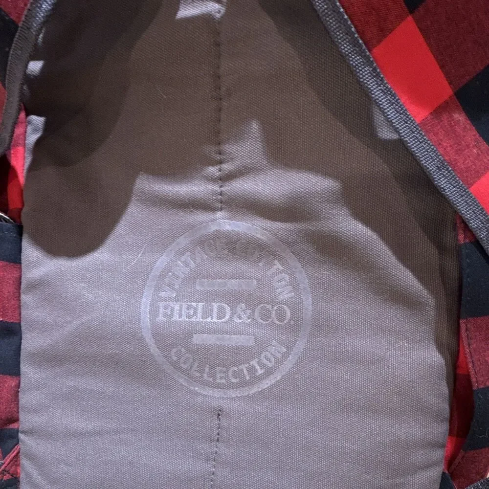 Ampersand Avenue Field & Co. Red/Black Plaid Backpack 20L Fits 13